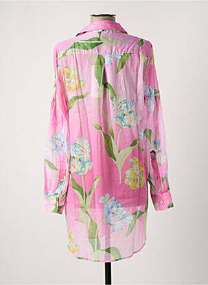 Tunique manches longues col chemisier rose 0039 ITALY femme