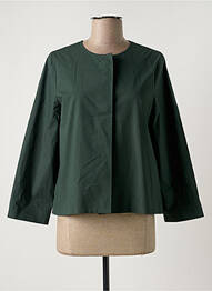 Veste chic col rond vert NIU femme