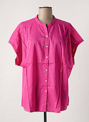 Chemisier manches courtes manches courtes rose ZEN ETHIC femme
