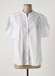 Chemisier manches courtes manches courtes blanc ZEN ETHIC femme