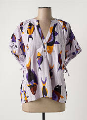 Blouse violet NICE THINGS pour femme seconde vue