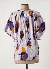 Blouse violet NICE THINGS pour femme seconde vue