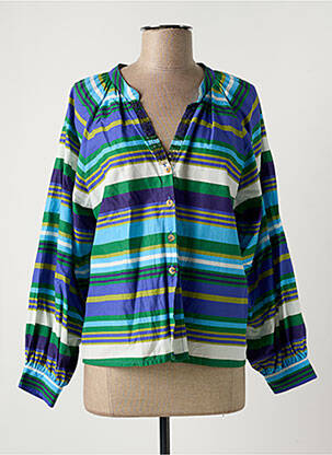 Chemisier violet MALIPARMI pour femme