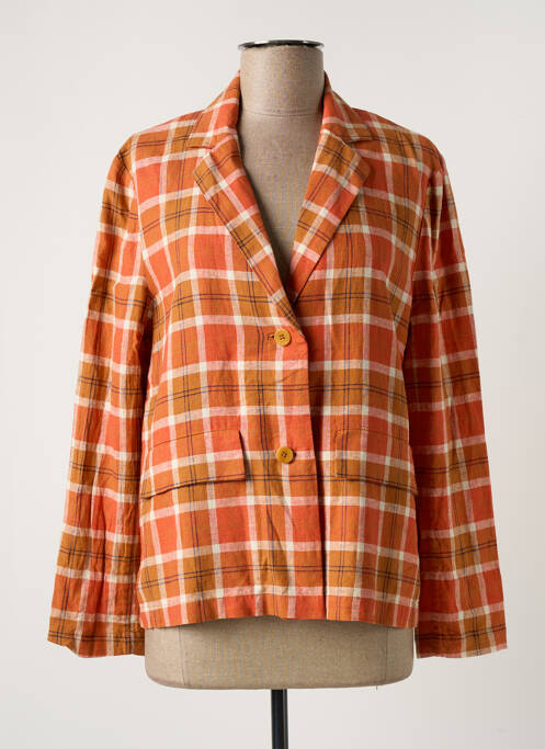 Blazer orange NICE THINGS pour femme