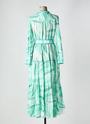Robe longue manches longues manches longues vert MC2 SAINT BARTH femme