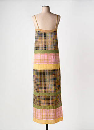 Robe longue coupe cintrée fines bretelles or MISSONI femme