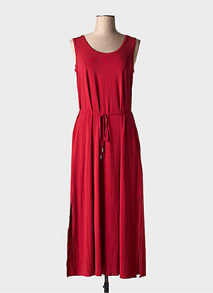 Robe mi-longue sans manche sans manche rouge MAX MARA femme
