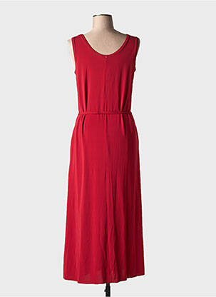 Robe mi-longue sans manche sans manche rouge MAX MARA femme