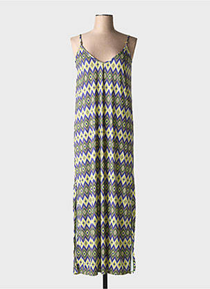 Robe de plage coupe fluide vert GENIUS femme