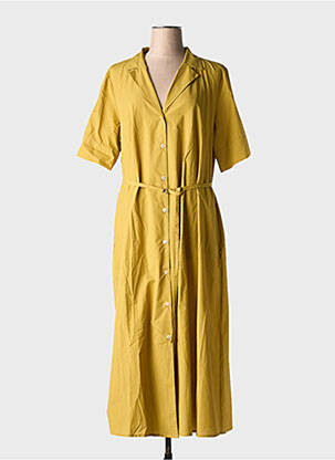 Robe longue manches courtes manches courtes vert OTTOD'AME femme