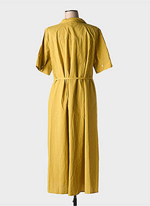 Robe longue manches courtes manches courtes vert OTTOD'AME femme