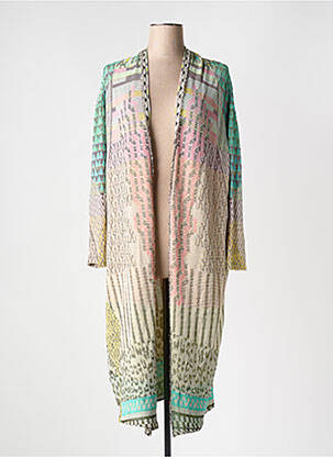 Gilet manches longues stretch vert ALDO MARTIN'S femme