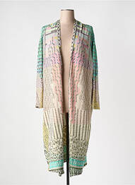 Gilet manches longues stretch vert ALDO MARTIN'S femme