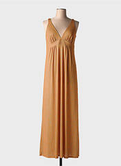 Robe longue orange JUSTMINE pour femme seconde vue