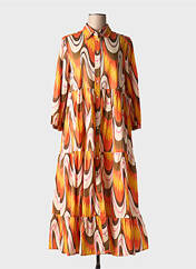 Robe longue orange MALIPARMI pour femme seconde vue
