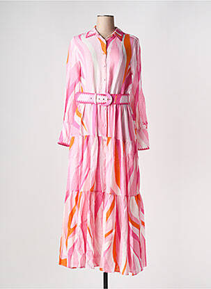 Robe longue rose MC2 SAINT BARTH pour femme