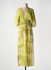 Robe longue vert ZEN ETHIC pour femme seconde vue