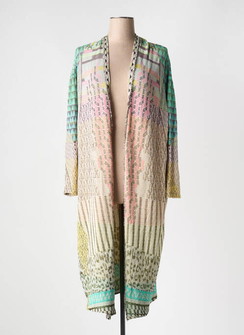 Gilet manches longues stretch vert ALDO MARTIN'S femme