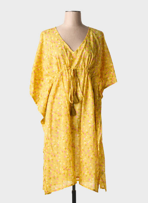 Robe de plage jaune ZEN ETHIC pour femme