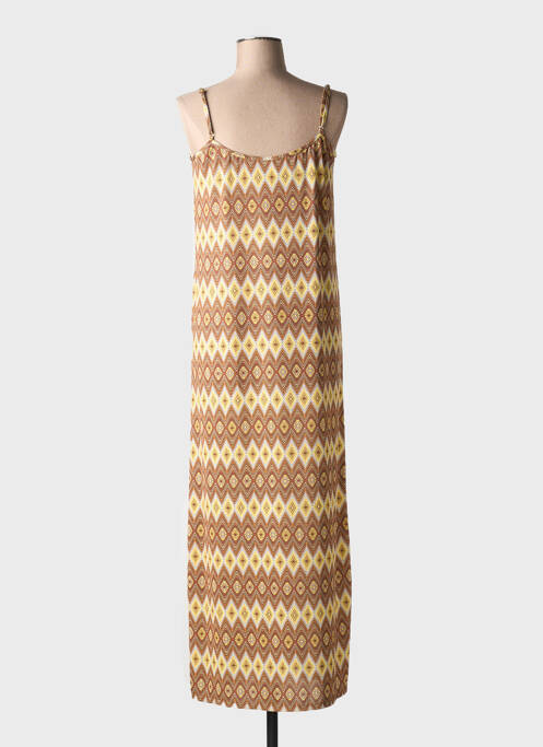 Robe de plage marron GENIUS pour femme