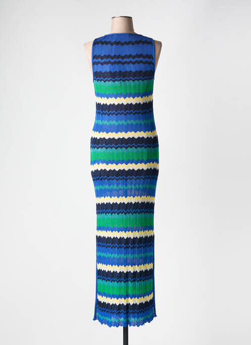 Robe longue bleu MALIPARMI pour femme