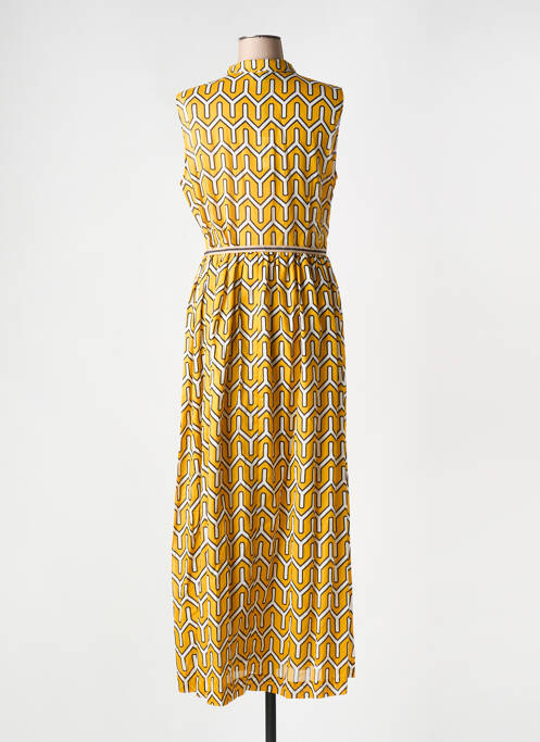 Robe longue jaune NIU pour femme