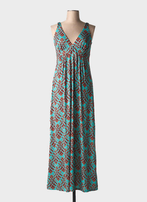 Robe longue vert JUSTMINE pour femme