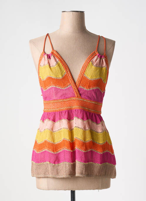 Top orange MISSONI pour femme