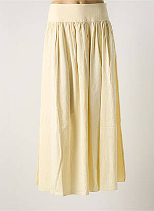 Jupe mi-longue coupe évasée beige NICE THINGS femme