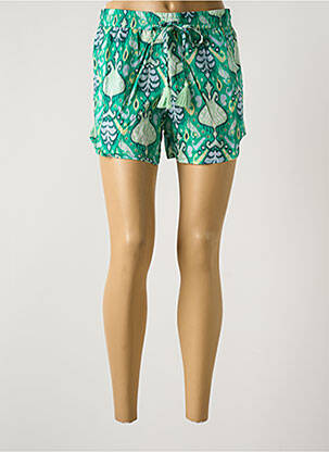 Short coupe droite vert ZEN ETHIC femme