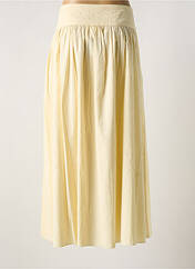 Jupe mi-longue beige NICE THINGS pour femme seconde vue