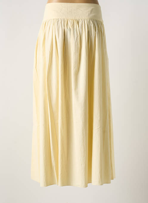 Jupe mi-longue coupe évasée beige NICE THINGS femme