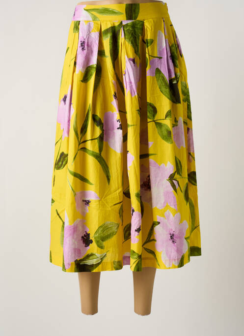 Jupe mi-longue jaune 0039 ITALY pour femme