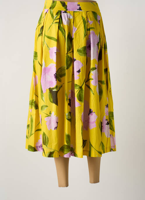 Jupe mi-longue jaune 0039 ITALY pour femme