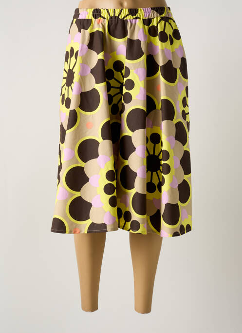 Jupe mi-longue jaune NIU pour femme