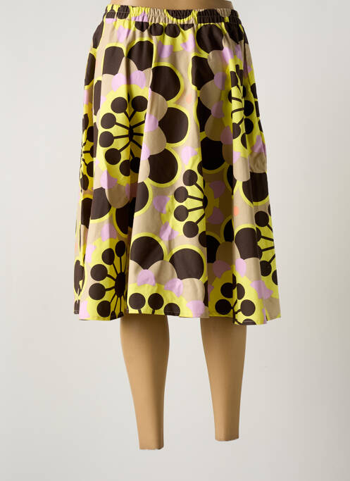 Jupe mi-longue jaune NIU pour femme