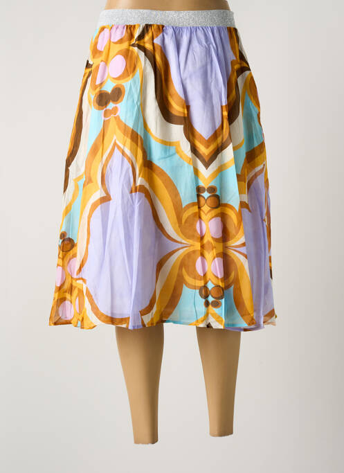 Jupe mi-longue violet 0039 ITALY pour femme