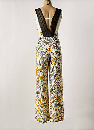 Combi-pantalon sans manche sans manche beige RAFFAELA D'ANGELO femme