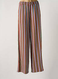 Pantalon droit taille élastique marron NIU femme