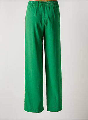 Pantalon droit fermeture zippée sous rabat boutonné vert ALDO MARTIN'S femme
