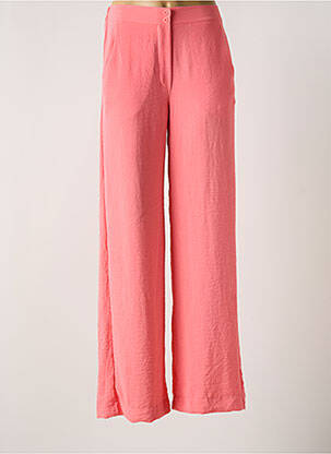 Pantalon droit fermeture zippée sous rabat boutonné rose ALDO MARTIN'S femme