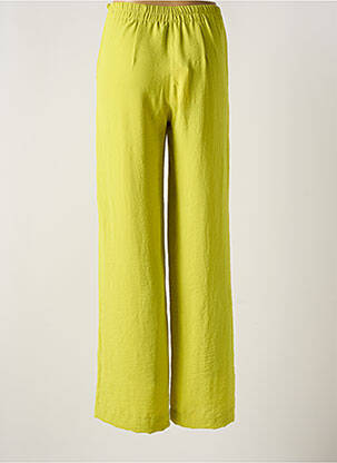 Pantalon droit fermeture zippée sous rabat boutonné jaune ALDO MARTIN'S femme