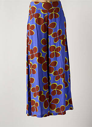 Pantalon large bleu JUSTMINE femme