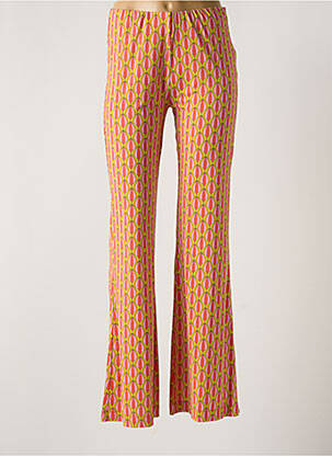 Pantalon slim taille élastique orange MALIPARMI femme
