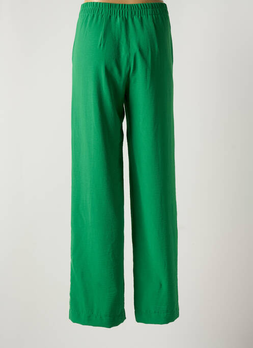 Pantalon droit fermeture zippée sous rabat boutonné vert ALDO MARTIN'S femme