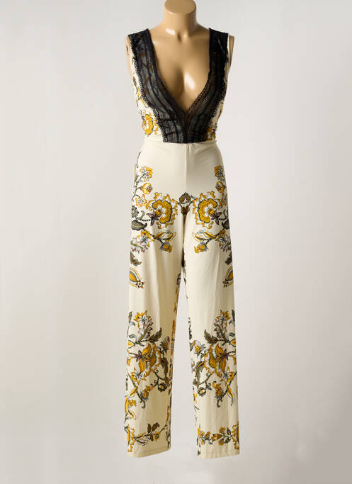 Combi-pantalon beige RAFFAELA D'ANGELO pour femme