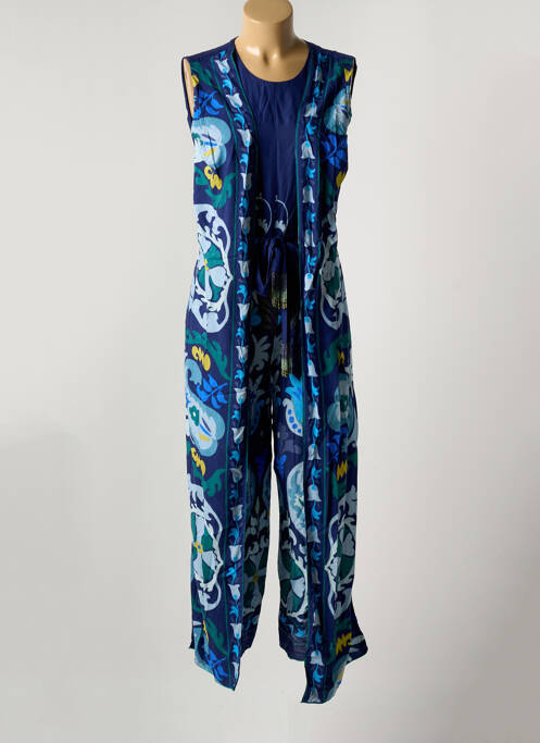 Combi-pantalon bleu MALIPARMI pour femme