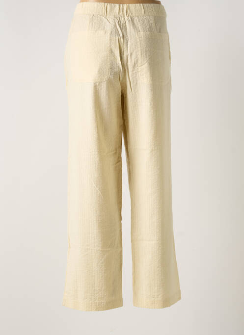 Pantalon droit beige NICE THINGS pour femme