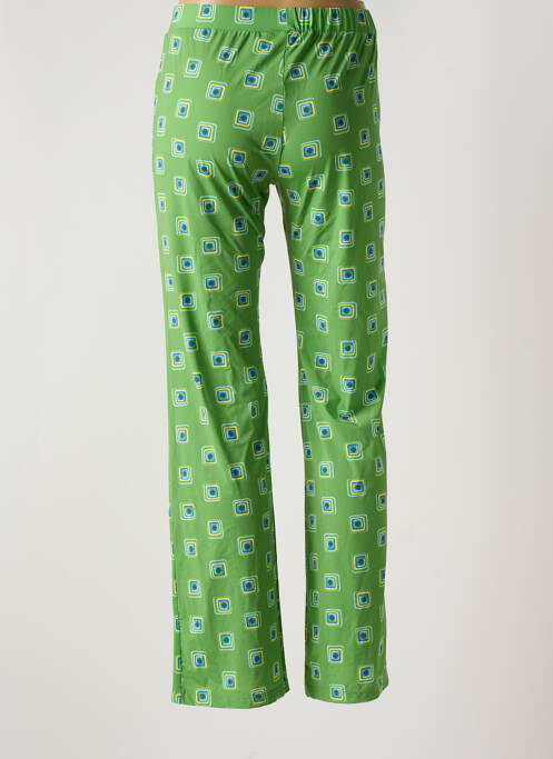 Pantalon droit vert MALIPARMI pour femme