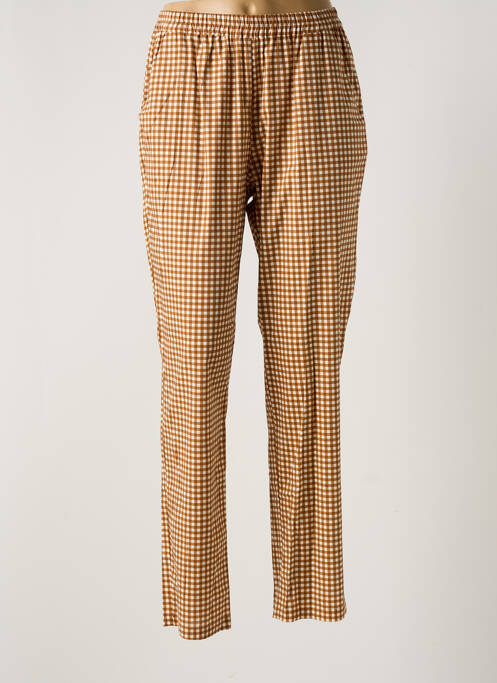 Pantalon slim marron NIU pour femme